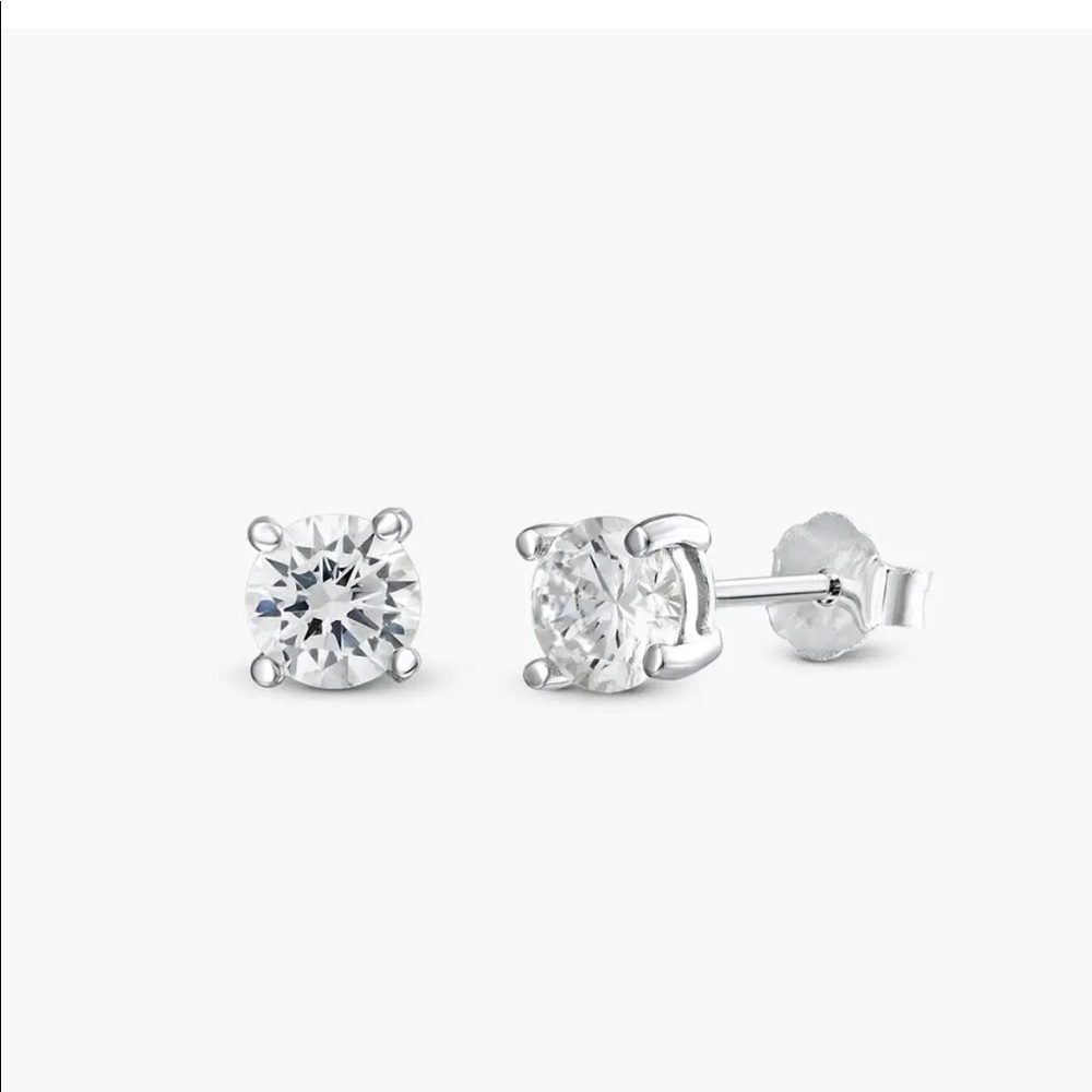 Brand New Oak and Luna Cubic Zirconia Earrings